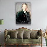 Atatürk Madalyalı Portre Cam Tablo – ATA229