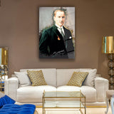 Atatürk Madalyalı Portre Cam Tablo – ATA229