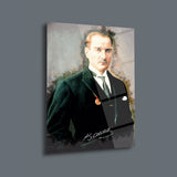 Atatürk Madalyalı Portre Cam Tablo – ATA229