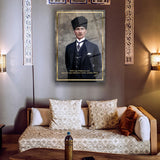 Atatürk Klasik Portre Modern Cam Tablo – ATA139