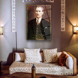 Atatürk İcra ve Tatbik Sözü Cam Tablo – ATA140