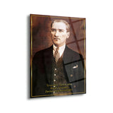 Atatürk İcra ve Tatbik Sözü Cam Tablo – ATA140