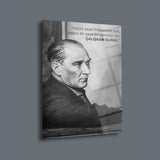 Atatürk Çalışkan Olmak Sözü Cam Tablo – ATA141