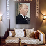 Atatürk Profilden Portre Cam Tablo – ATA155