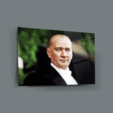 Atatürk Beyaz Papyonlu Portre Cam Tablo – ATA207