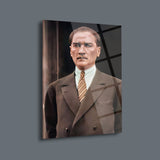 Atatürk Kararlı Bakışlar Cam Tablo – ATA157
