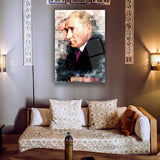 Atatürk Sanatsal Portre Cam Tablo – ATA159