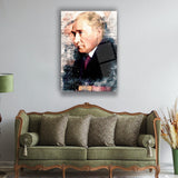 Atatürk Sanatsal Portre Cam Tablo – ATA159