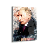 Atatürk Sanatsal Portre Cam Tablo – ATA159