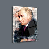 Atatürk Sanatsal Portre Cam Tablo – ATA159