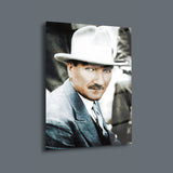 Atatürk Şapkalı Portre Cam Tablo – ATA161