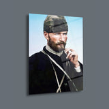 Atatürk Sakallı Portre Cam Tablo – ATA162
