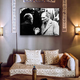 Atatürk Halk ile Sohbet Anı Cam Tablo – ATA209