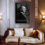 Atatürk İlelebet Cumhuriyet Sözü Cam Tablo – ATA181