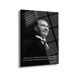 Atatürk İlelebet Cumhuriyet Sözü Cam Tablo – ATA181