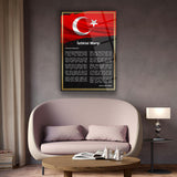 İstiklal Marşı Cam Tablo – ATA234