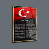 İstiklal Marşı Cam Tablo – ATA234