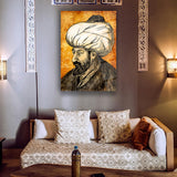 Fatih Sultan Mehmet Portre Cam Tablo – ISL134