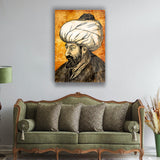 Fatih Sultan Mehmet Portre Cam Tablo – ISL134
