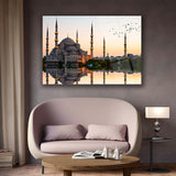 Yansımalı Sultanahmet Camii Cam Tablo - ISL253