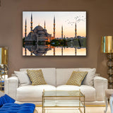Yansımalı Sultanahmet Camii Cam Tablo - ISL253