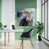 Kartal Portre Modern Kare Cam Tablo - MODK001