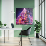 Neon Kovboy Fare Kare Cam Tablo - MODK088