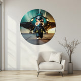 Pilot Hamster Yuvarlak Cam Tablo - MODY089