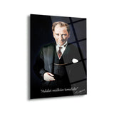 Adalet Mülkün Temelidir Atatürk Cam Tablo – ATA239