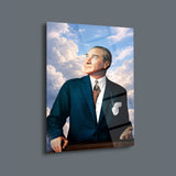 Atatürk Gökyüzü Portre Cam Tablo – ATA266