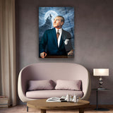 Atatürk Bozkurt Ay Temalı Cam Tablo – ATA270