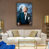 Atatürk Bozkurt Ay Temalı Cam Tablo – ATA270