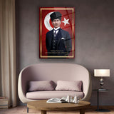 Atatürk Çalışkanlık Sözü Cam Tablo – ATA265
