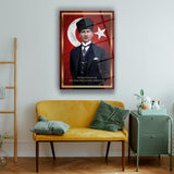 Atatürk Çalışkanlık Sözü Cam Tablo – ATA265