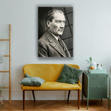 Atatürk Çizim Portre Cam Tablo – ATA307