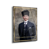 Atatürk Cam Tablo – “Özgürlük ve Bağımsızlık Benim Karakterimdir” – ATA250