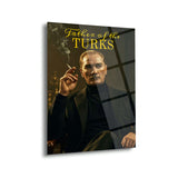Atatürk Father of the Turks Cam Tablo – ATA275