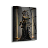 Medusa Heykel Cam Tablo - MOD161