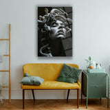 Medusa Portre Cam Tablo - MOD162