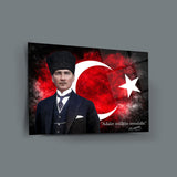 Atatürk Adalet Sözlü Cam Tablo – ATA312