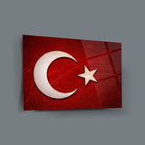 Türk Bayrağı Modern Cam Tablo – ATA314