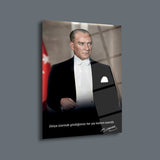 Atatürk ve Kadın Sözü Cam Tablo – ATA191
