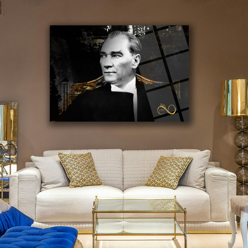 Atatürk Sonsuzluk Sembolü Cam Tablo – ATA194