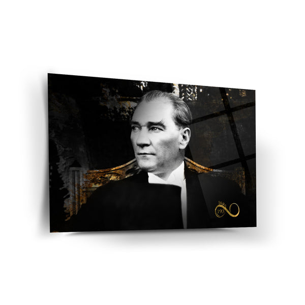 Atatürk Sonsuzluk Sembolü Cam Tablo – ATA194