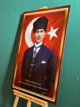 Atatürk Çalışkanlık Sözü Cam Tablo – ATA265
