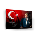 Atatürk’ün “Her Fabrika Bir Kaledir” Sözü ile Cam Tablo – ATA198