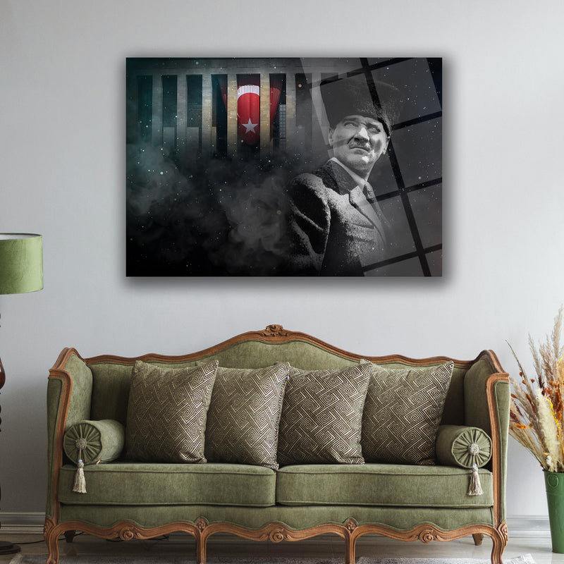 Atatürk ve Anıtkabir Cam Tablo – ATA203