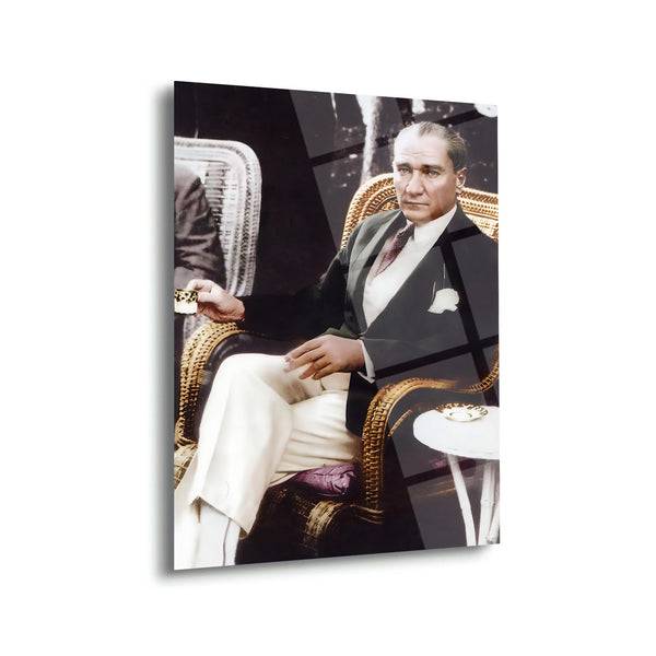 Atatürk Kahve Keyfi Cam Tablo – ATA153