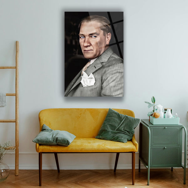 Atatürk Portre Cam Tablo – ATA154