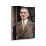 Atatürk Kararlı Bakışlar Cam Tablo – ATA157